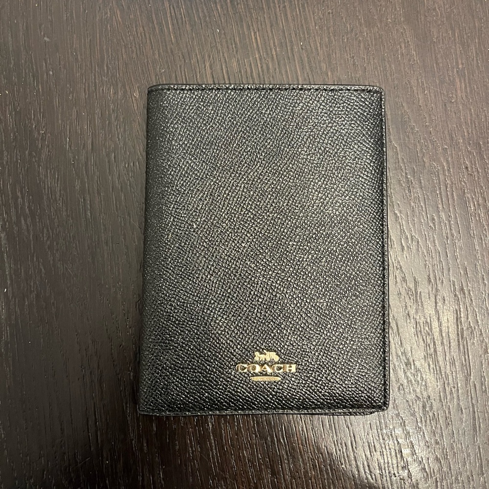 Black Coach Passport cover